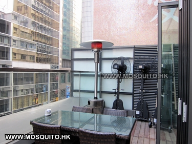 Outdoor Gas Heater座地式暖燈實景 - www.mosquito.hk